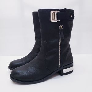 Vince Camuto VC-Wayland Leather Boots Size 10